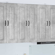Ploča za perilicu posuđa Kalmar Betonski sivi 60 x 31 x 100 cm