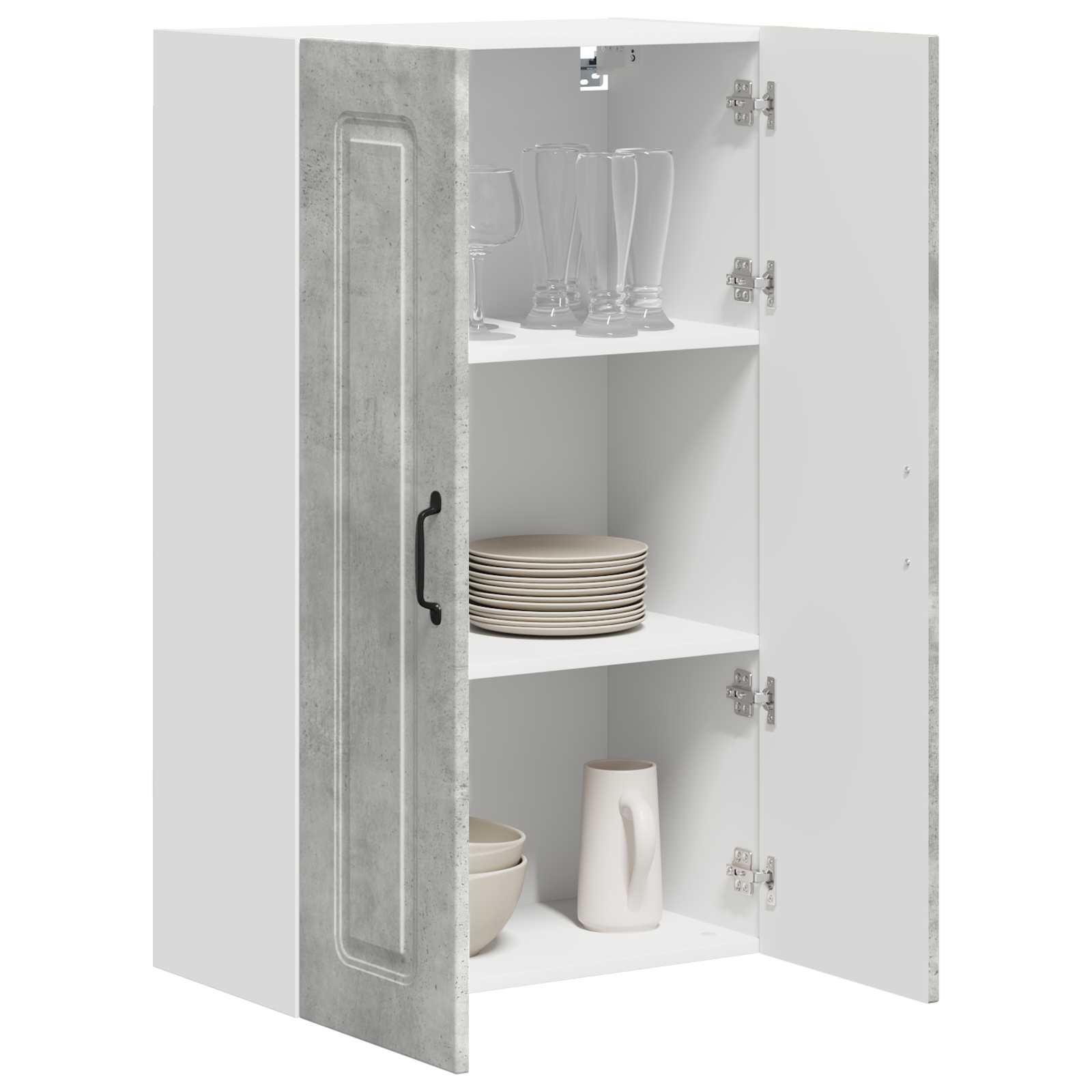 Ploča za perilicu posuđa Kalmar Betonski sivi 60 x 31 x 100 cm