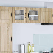 Zidni stakleni ormarić Lucca 2 pcs Hrast sonoma 40 x 31 x 40 cm