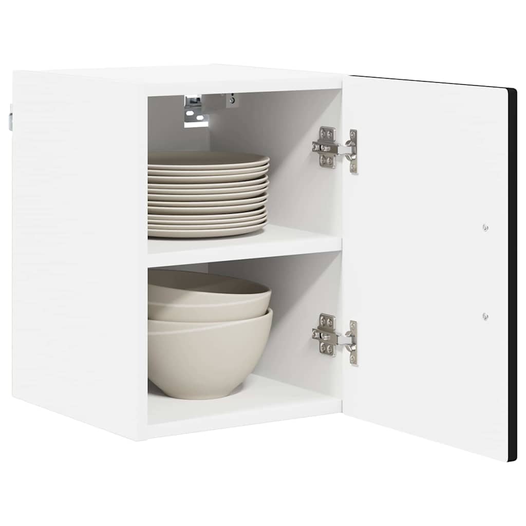 Ormar za Zid Lucca Crna 30 x 31 x 40 cm Konstruirano drvo