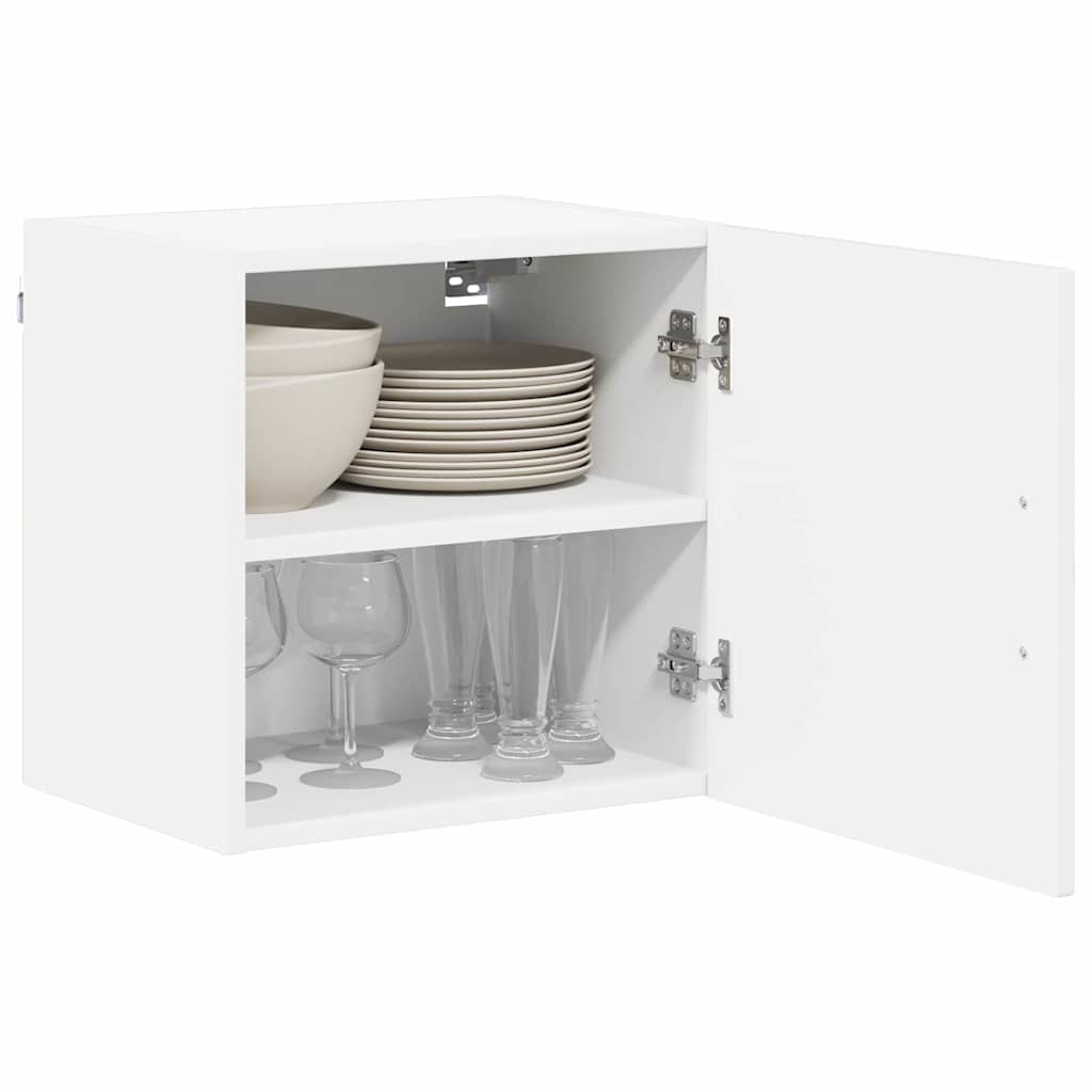 Ormar za Zid Lucca 2 pcs Bijela visokog sjaja 40 x 31 x 40 cm