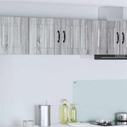 Ormar za Zid Lucca 2 pcs Siva sonoma 40 x 31 x 40 cm