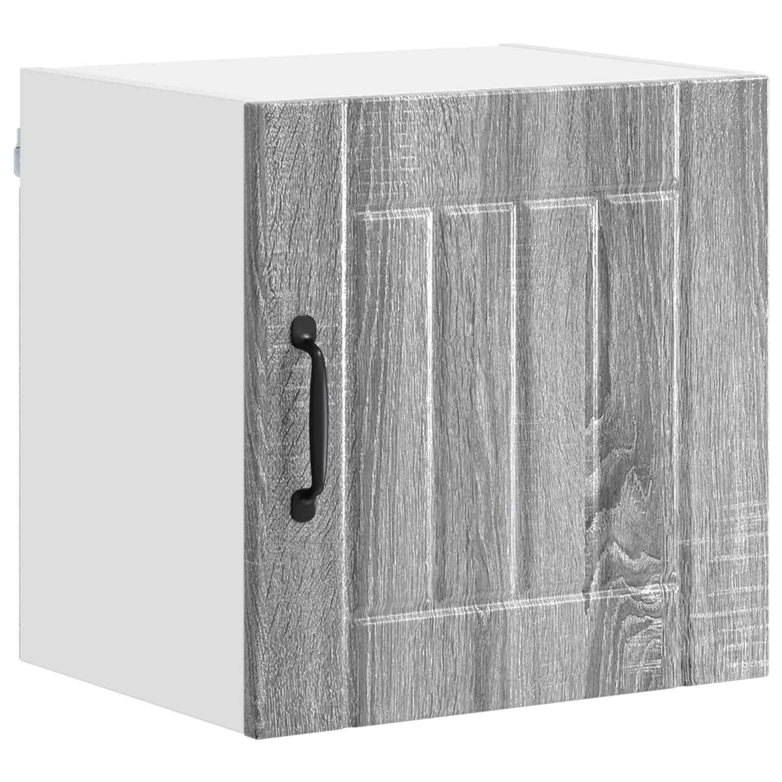 Ormar za Zid Lucca 2 pcs Siva sonoma 40 x 31 x 40 cm