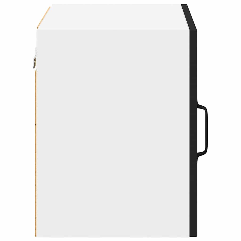 Ormar za Zid Lucca 2 pcs Crna 50 x 31 x 40 cm Konstruirano drvo
