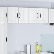 Ormar za Zid Lucca 2 pcs Bijela visokog sjaja 60 x 31 x 40 cm