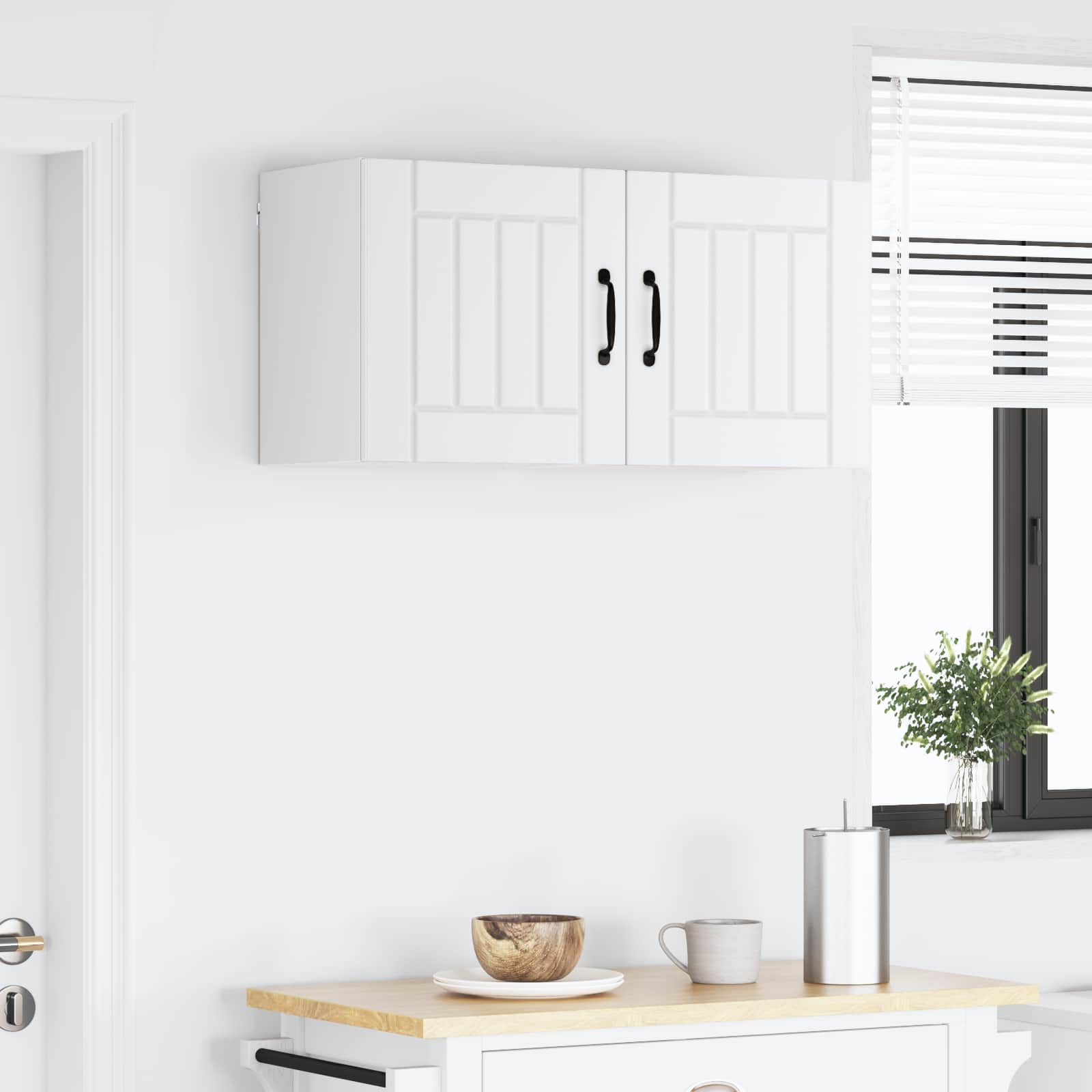 Ormar za Zid Lucca Bijela 80 x 31 x 40 cm Konstruirano drvo