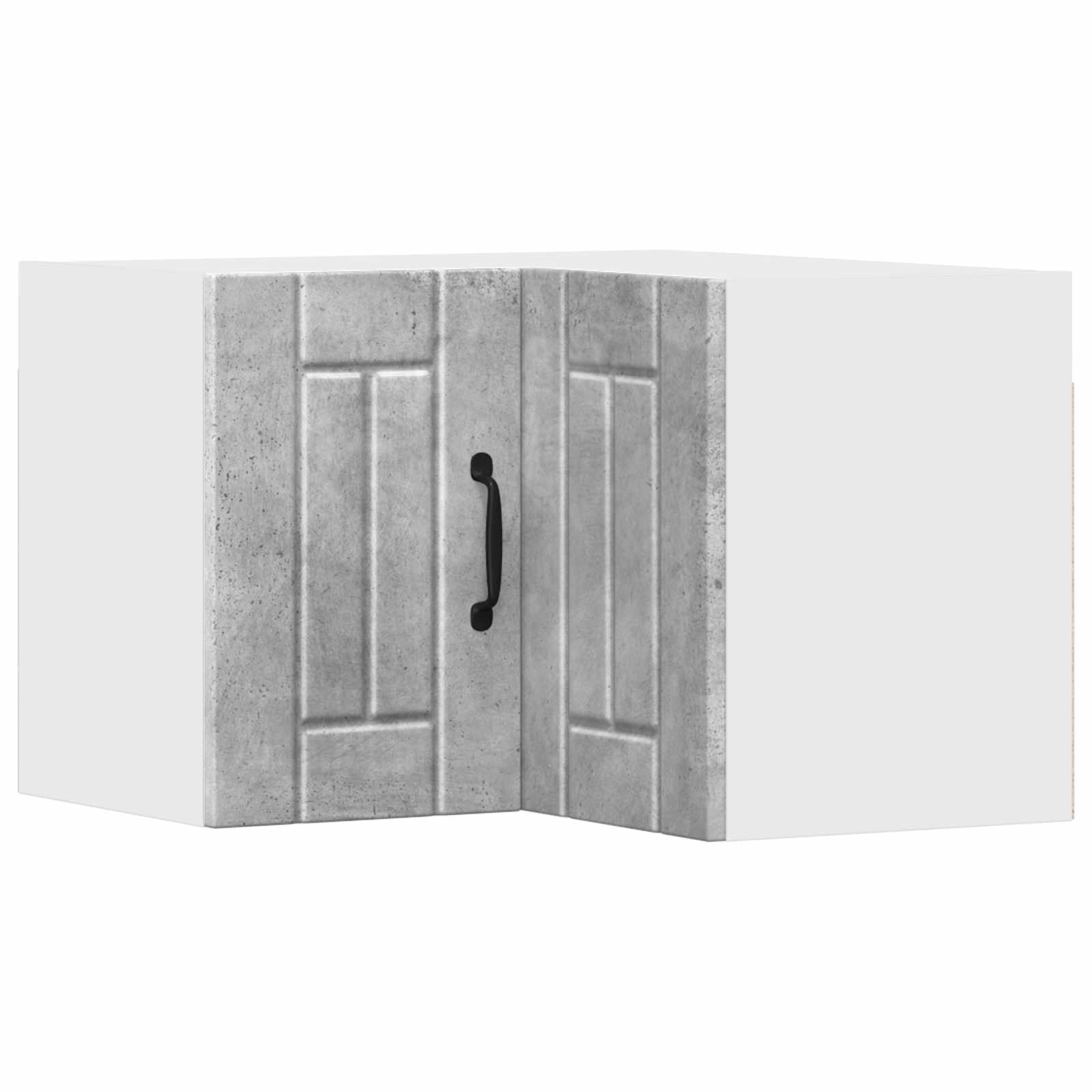 Zidni kutni ormar Lucca Betonska siva 57 x 57 x 40 cm