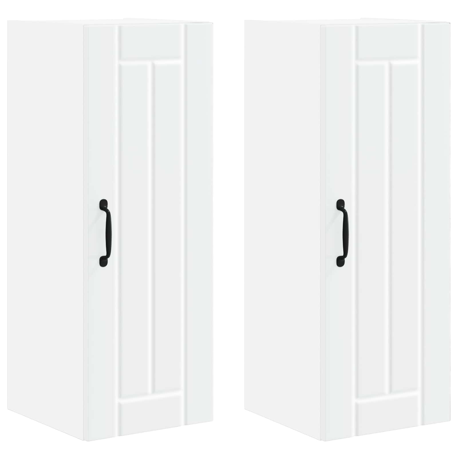 Ormar za Zid Lucca 2 pcs Bijela 30 x 31 x 80 cm