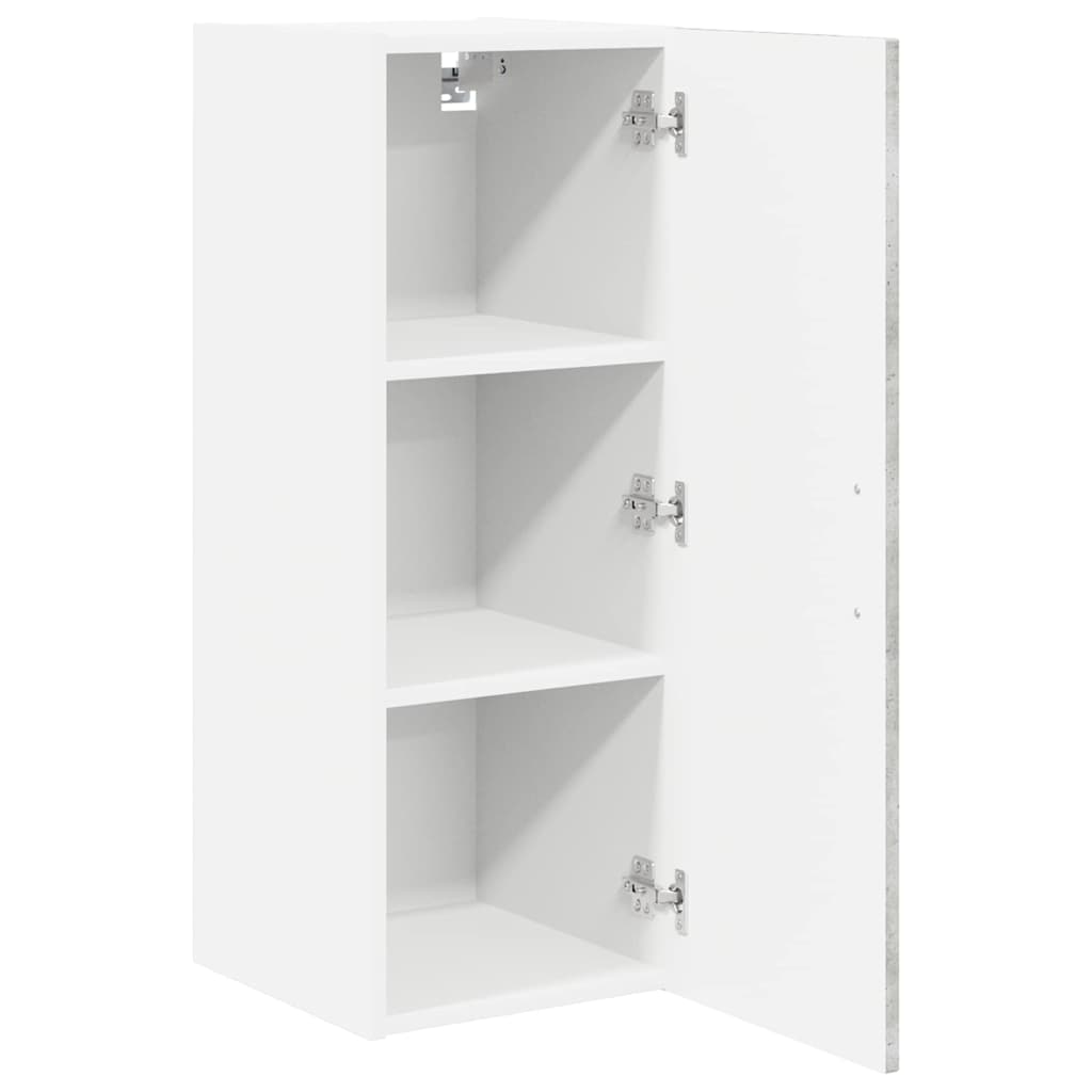 Ormar za Zid Lucca 2 pcs Betonska siva 30 x 31 x 80 cm