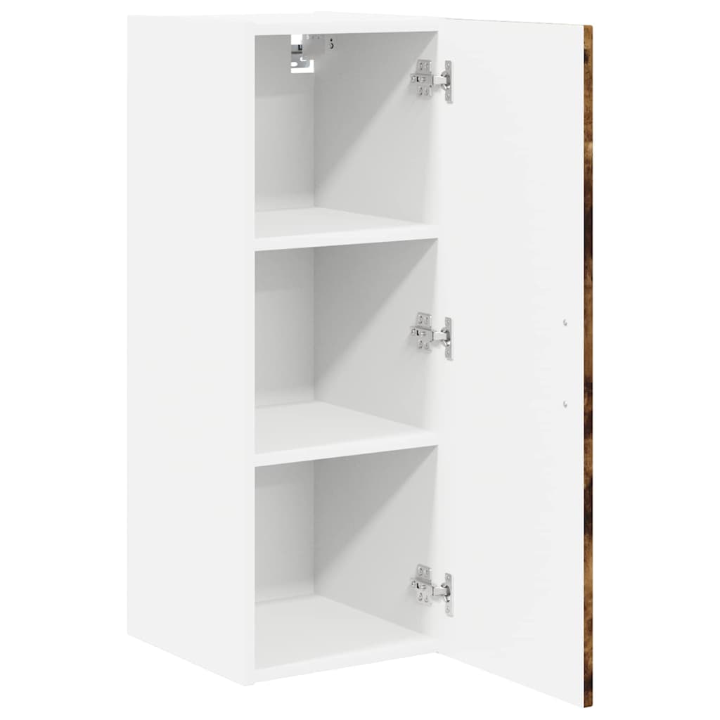 Ormar za Zid Lucca 2 pcs Dimljeni hrast 30 x 31 x 80 cm