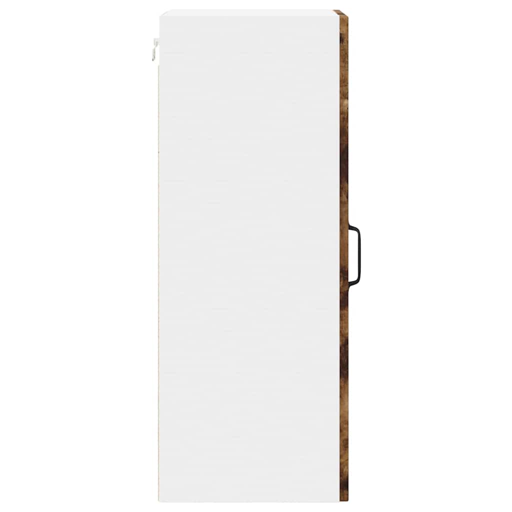 Ormar za Zid Lucca 2 pcs Dimljeni hrast 30 x 31 x 80 cm