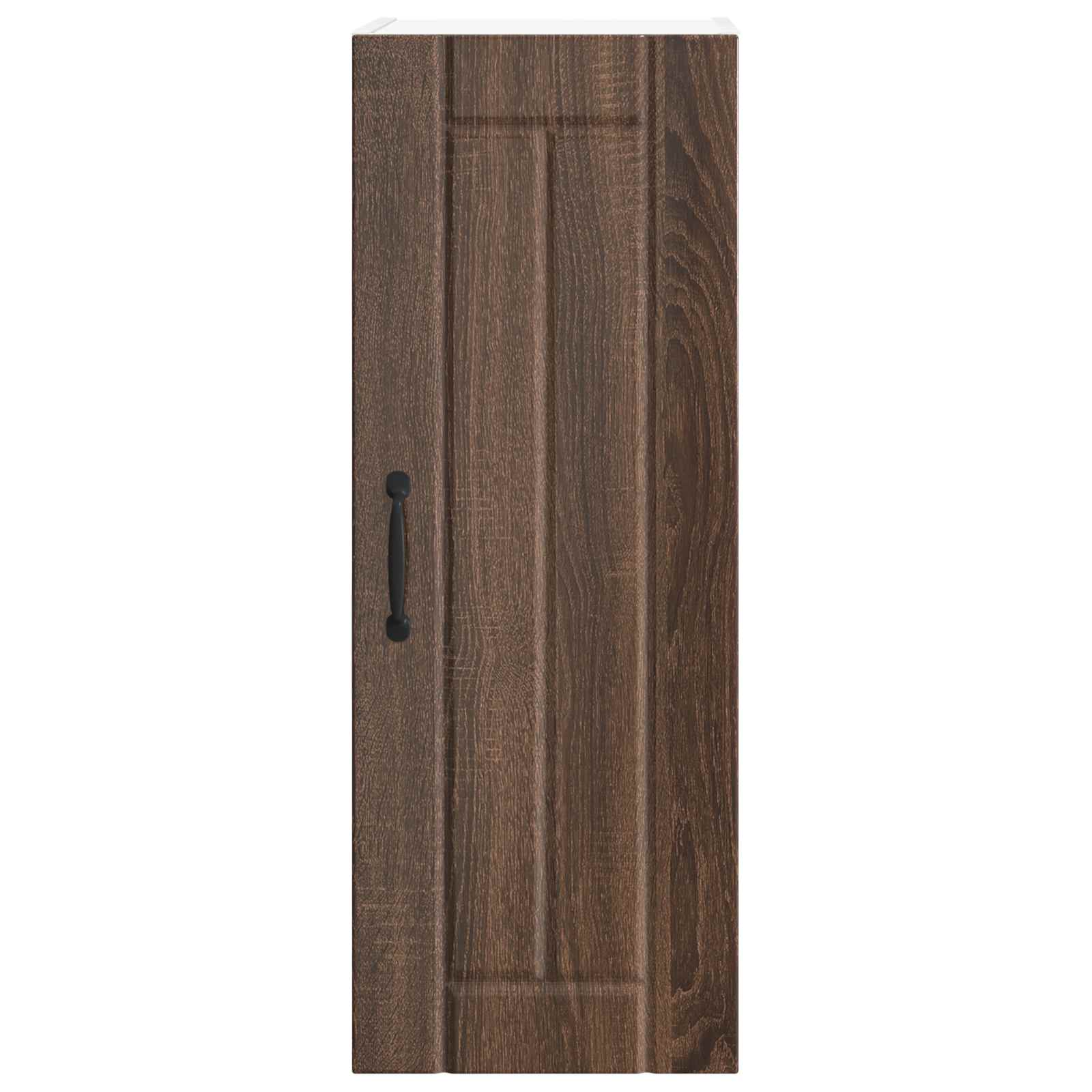 Ormar za Zid Lucca 2 pcs Smeđi hrast 30 x 31 x 80 cm