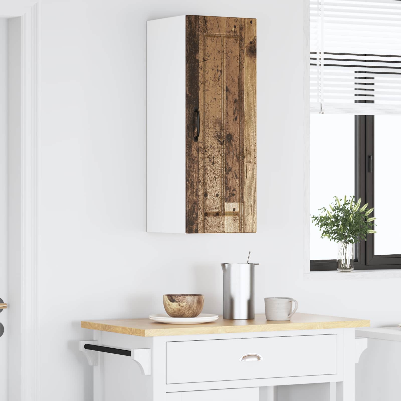 Ormar za Zid Lucca Staro drvo 30 x 31 x 80 cm Konstruirano drvo