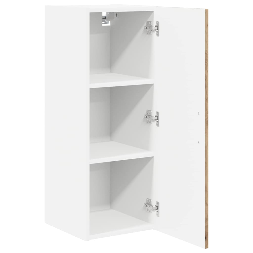 Ormar za Zid Lucca 2 pcs Hrast artisan 30 x 31 x 80 cm