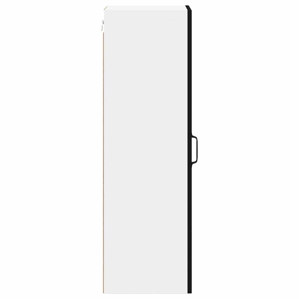 Ormar za Zid Lucca Crna 30 x 31 x 100 cm Konstruirano drvo