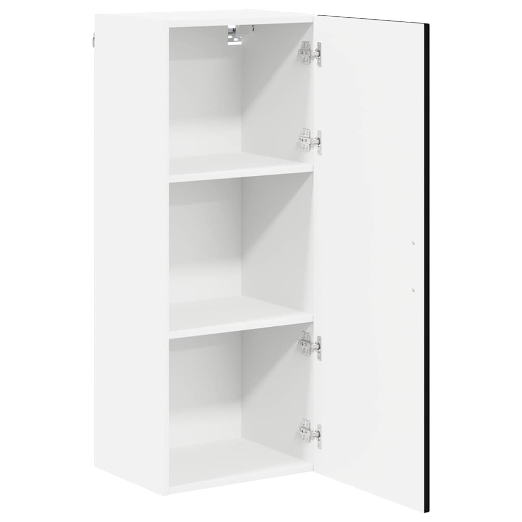 Ormar za Zid Lucca Crna 40 x 31 x 100 cm Konstruirano drvo