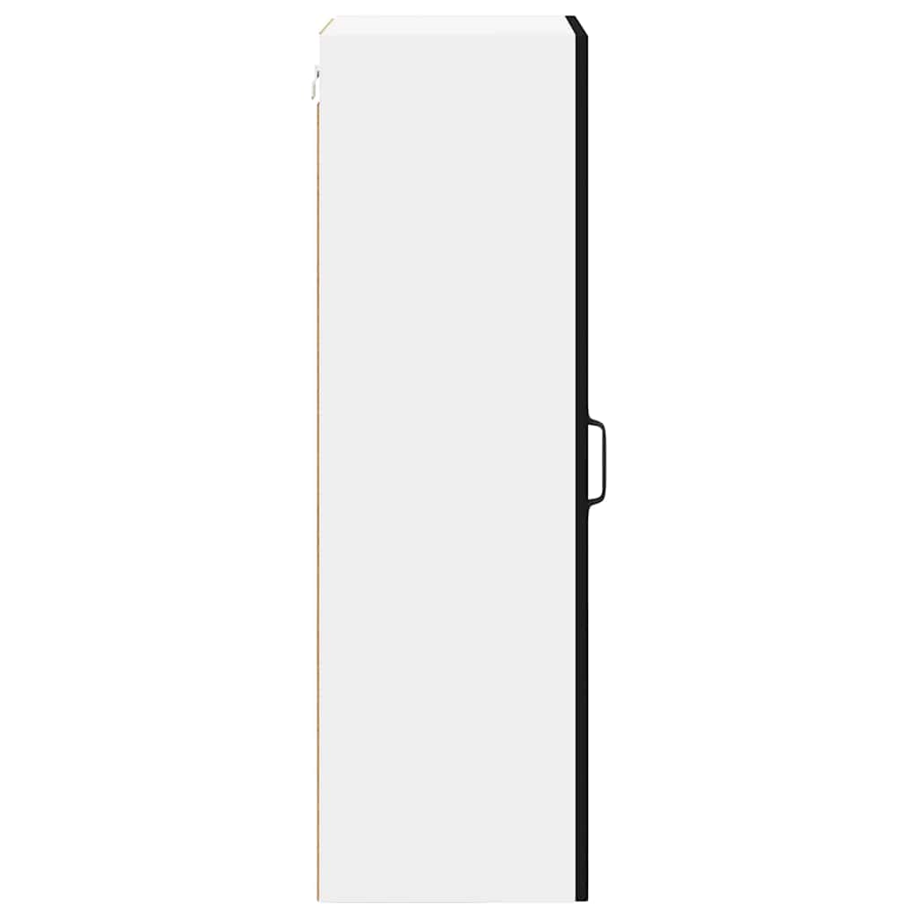 Ormar za Zid Lucca Crna 40 x 31 x 100 cm Konstruirano drvo