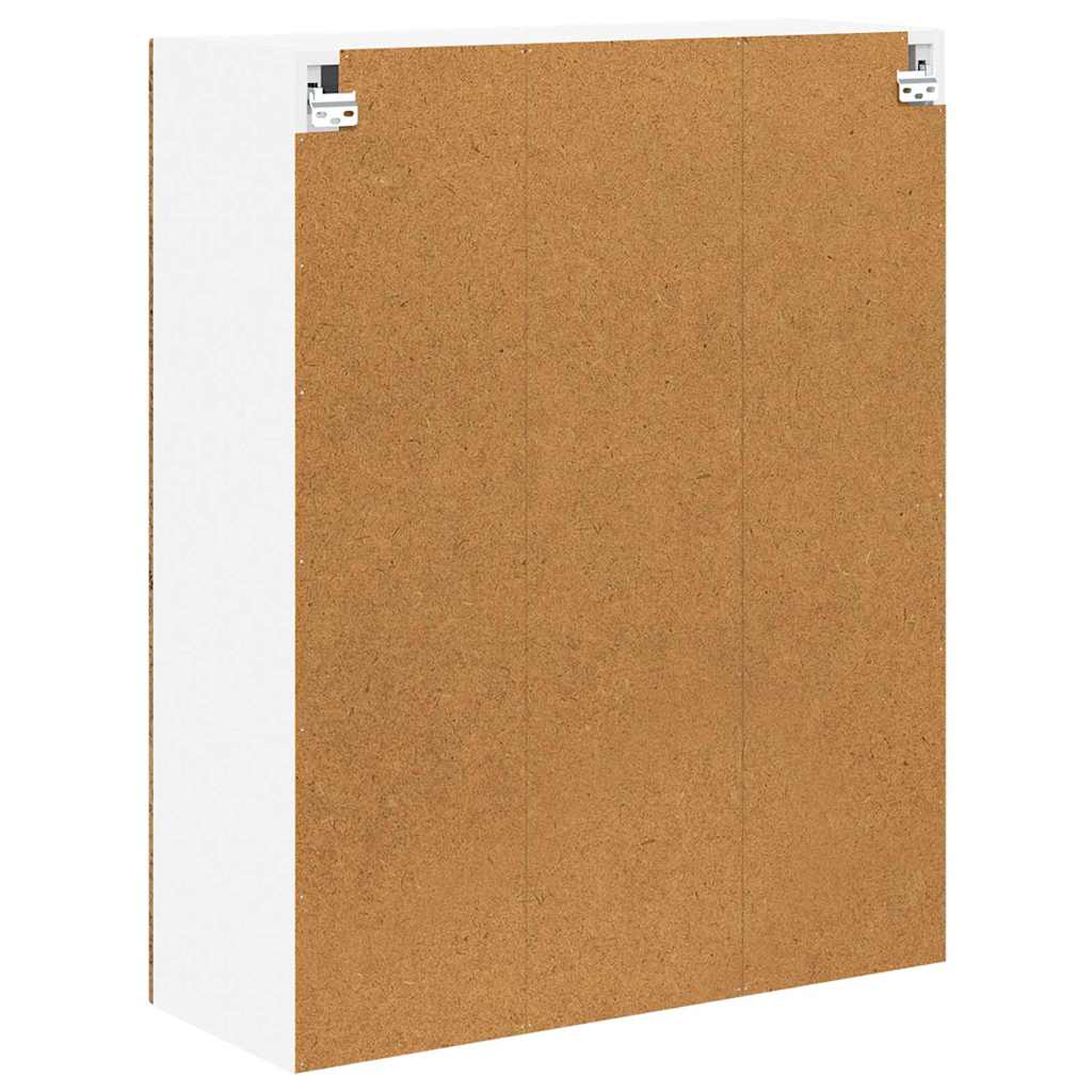 Zidni stakleni ormarić Lucca Staro drvo 80 x 31 x 100 cm