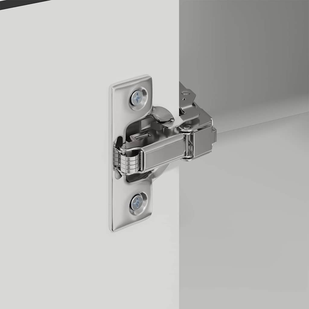 Zidni kutni ormar Lucca Crna 57 x 57 x 100 cm Konstruirano drvo