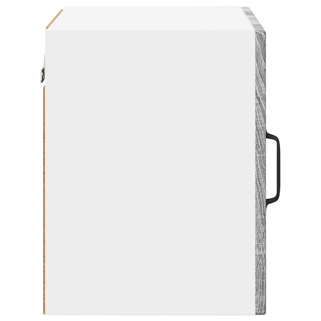 Zidni stakleni ormarić 2 pcs Siva Sonoma 40 x 31 x 40 cm