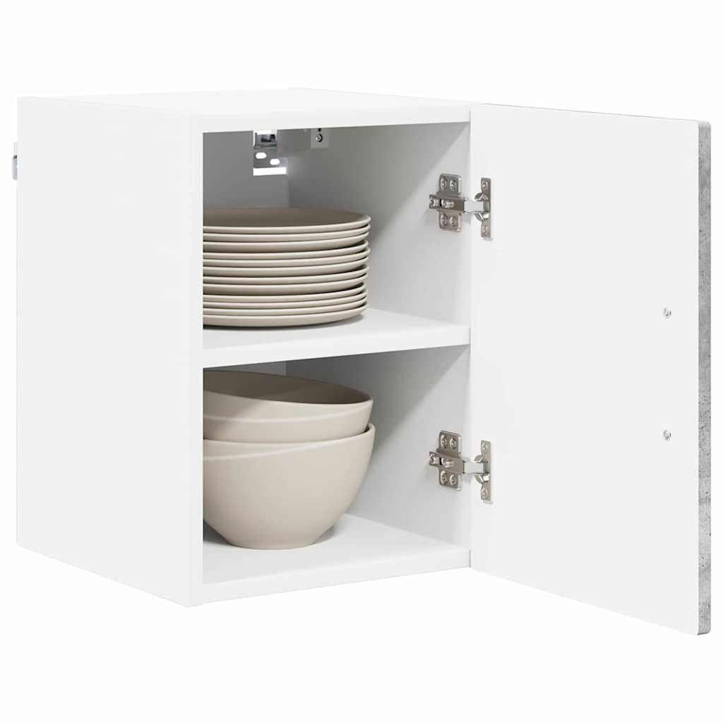 Ormar za Zid 2 pcs Betonski sivi 30 x 31 x 40 cm