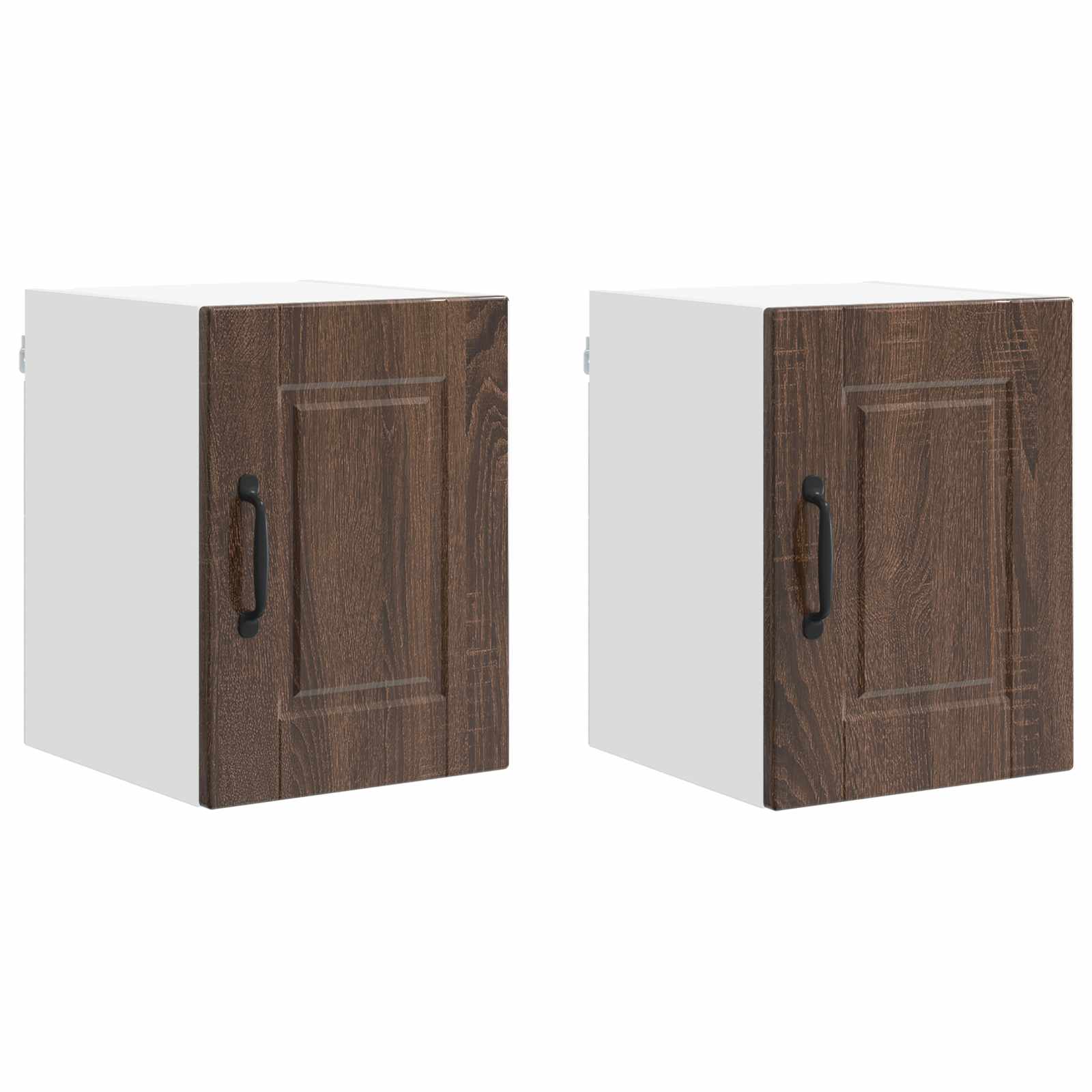 Ormar za Zid 2 pcs Smeđi hrast 30 x 31 x 40 cm