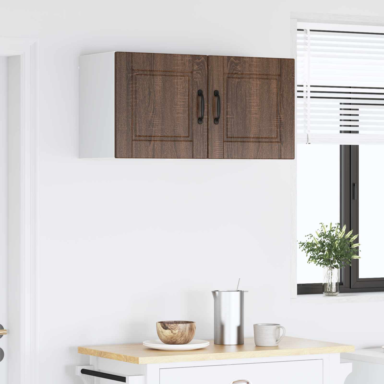 Ormar za Zid 2 pcs Smeđi hrast 40 x 31 x 40 cm