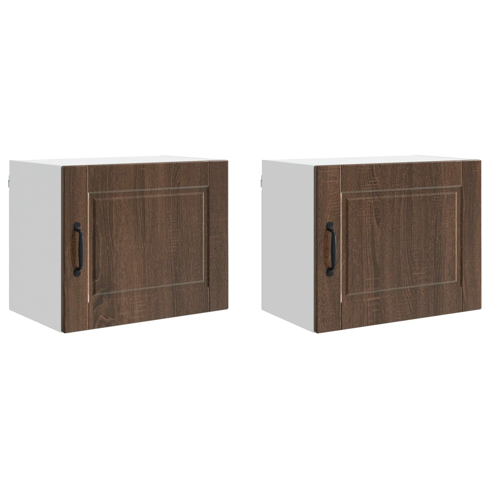Ormar za Zid 2 pcs Smeđi hrast 50 x 31 x 40 cm