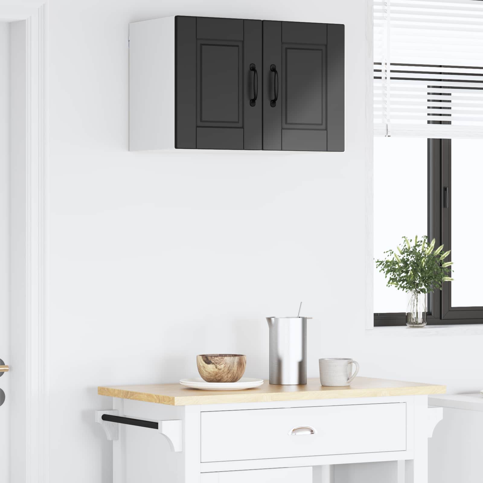 Ormar za Zid Crna 60 x 31 x 40 cm Konstruirano drvo