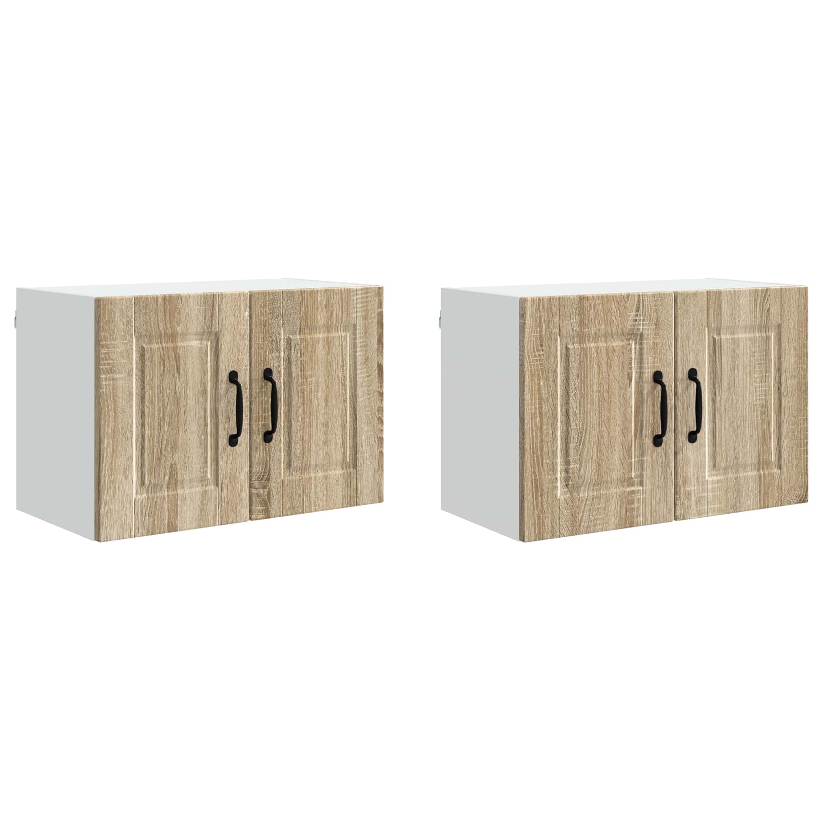 Ormar za Zid 2 pcs Sonoma hrast 60 x 31 x 40 cm