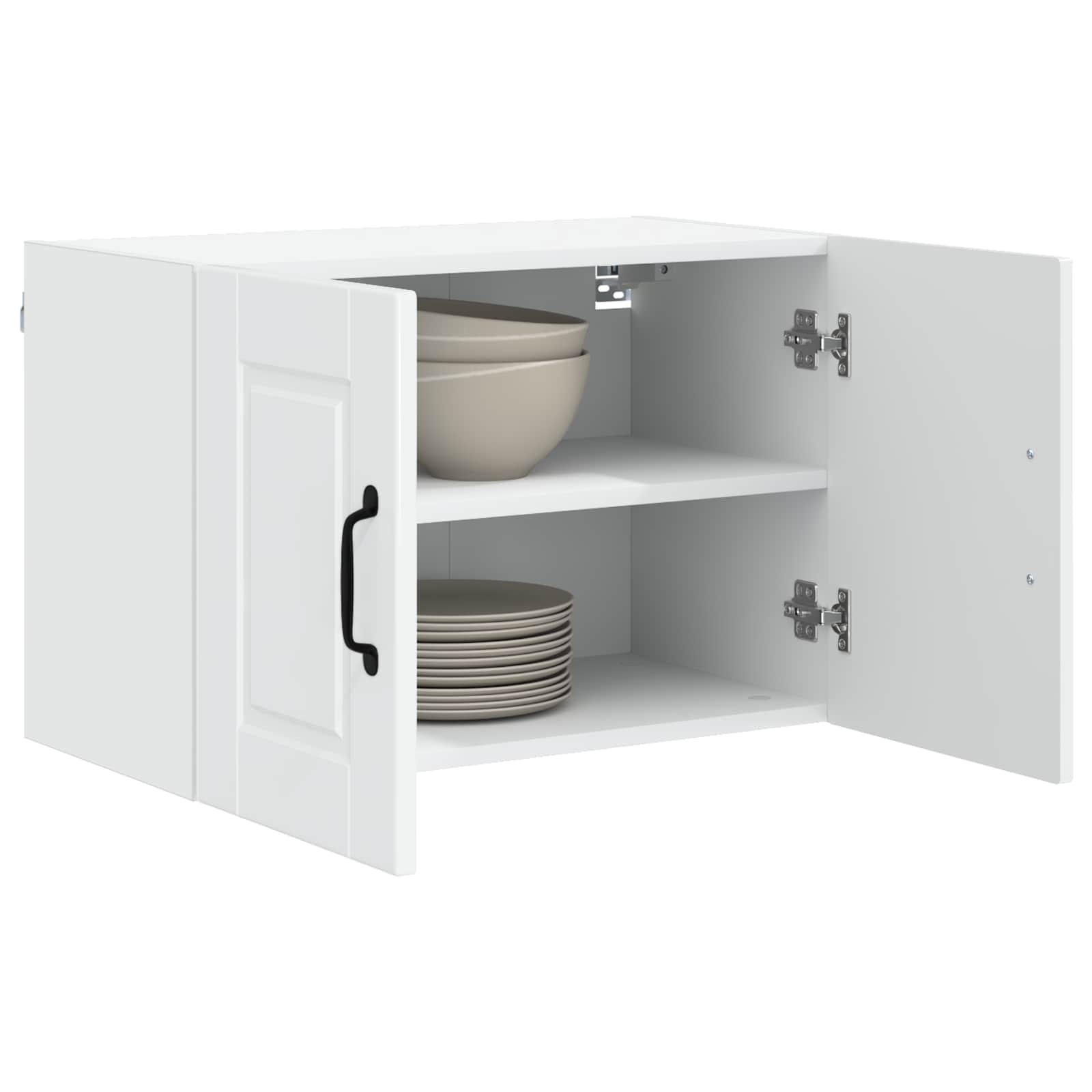 Ormar za Zid 2 pcs Visoki sjaj bijela 60 x 31 x 40 cm