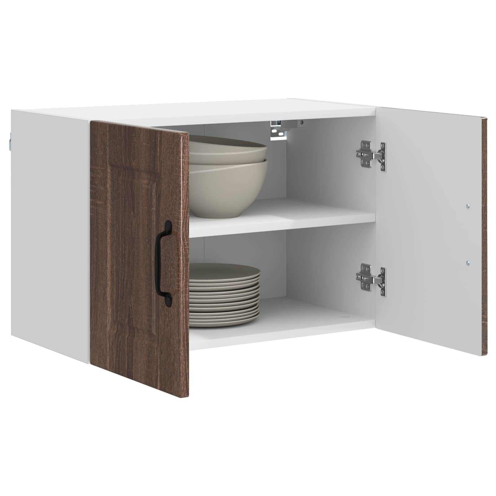 Ormar za Zid 2 pcs Smeđi hrast 60 x 31 x 40 cm