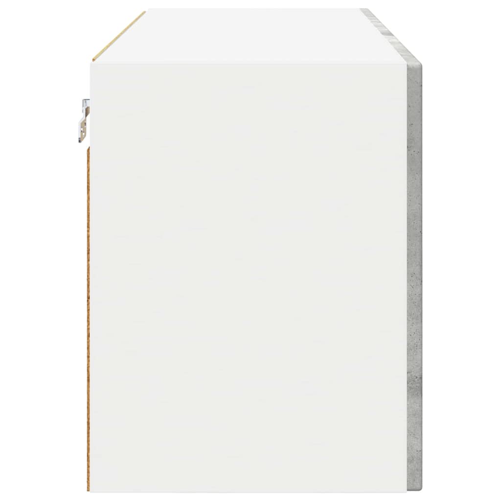 Ormar za Zid Betonski sivi 80 x 31 x 40 cm Konstruirano drvo
