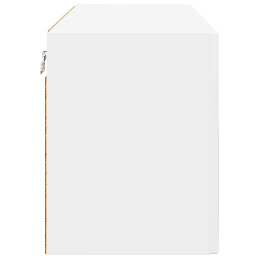 Zidni stakleni ormarić Bijelo 60 x 31 x 40 cm Konstruirano drvo