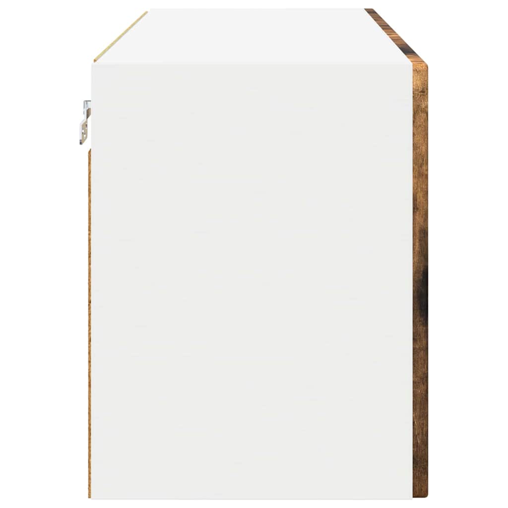 Zidni stakleni ormarić Dimljeni hrast 60 x 31 x 40 cm