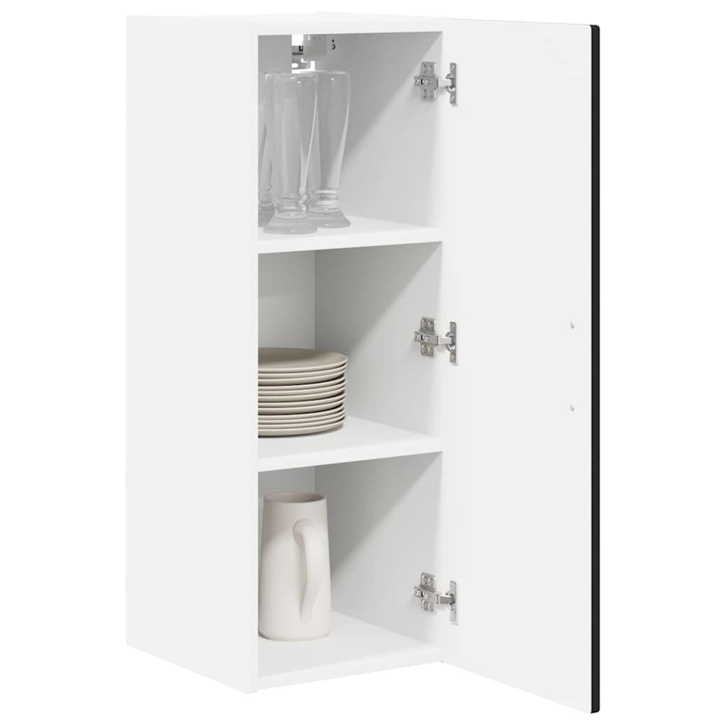 Ormar za Zid Crna 30 x 31 x 80 cm Konstruirano drvo