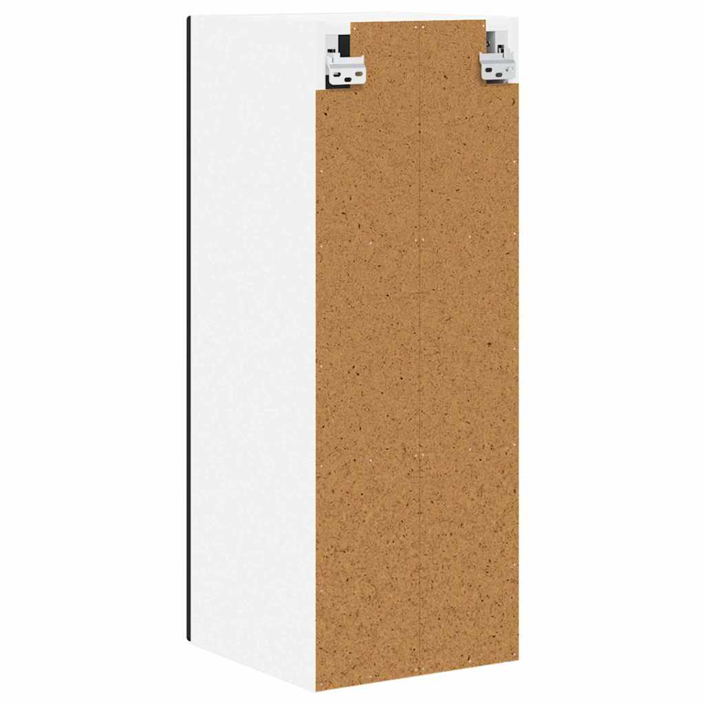 Ormar za Zid 2 pcs Crna 30 x 31 x 80 cm Konstruirano drvo