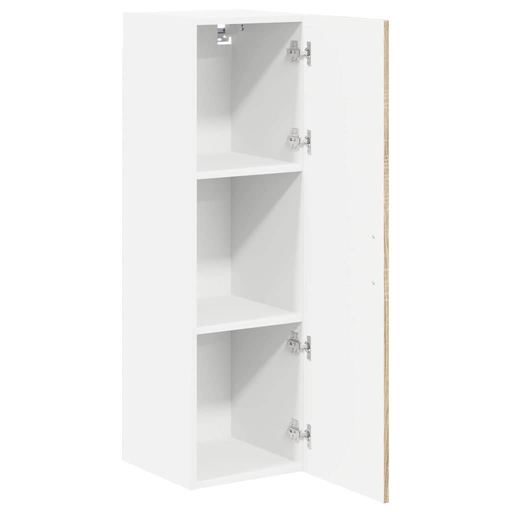 Ormar za Zid 2 pcs Sonoma hrast 30 x 31 x 80 cm