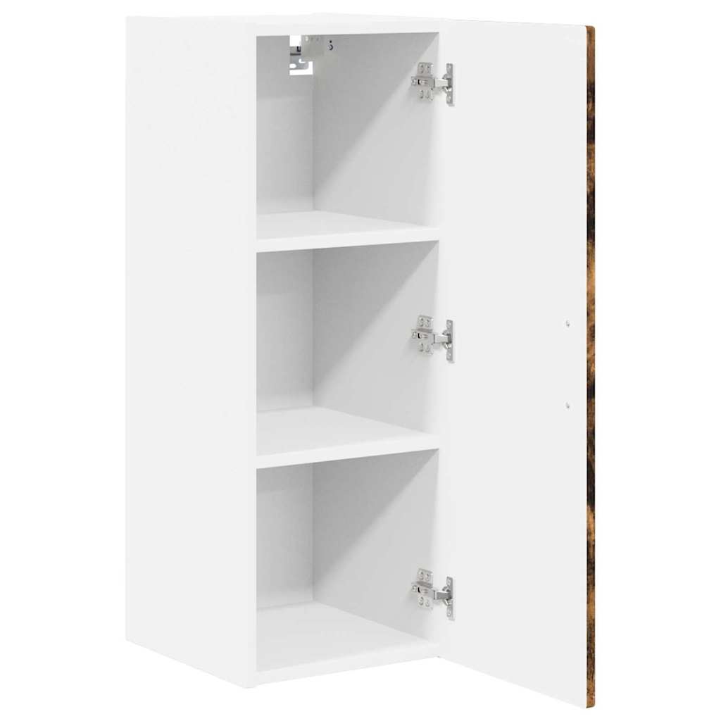 Ormar za Zid 2 pcs Dimljeni hrast 30 x 31 x 80 cm