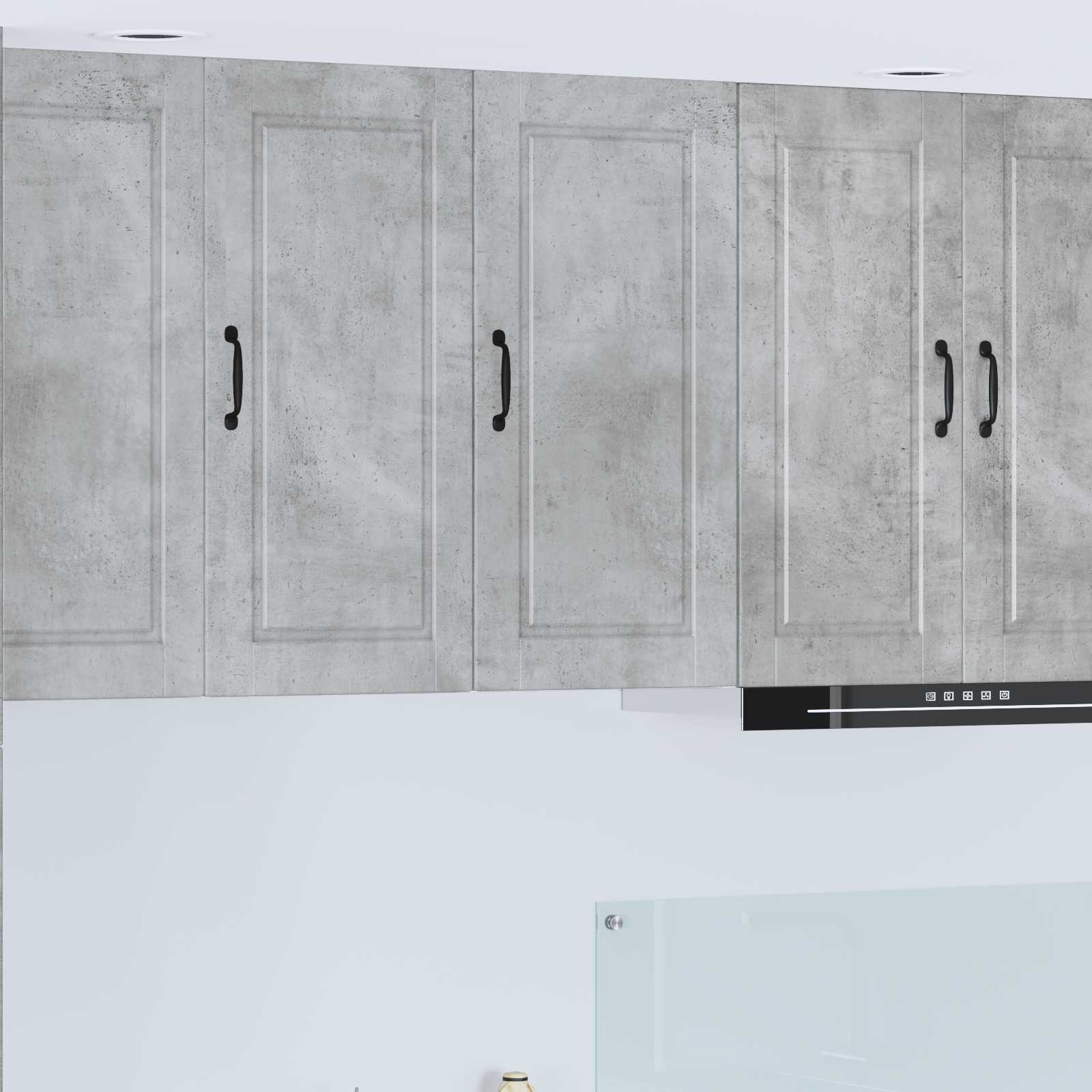 Ormar za Zid Betonski sivi 40 x 31 x 80 cm Konstruirano drvo