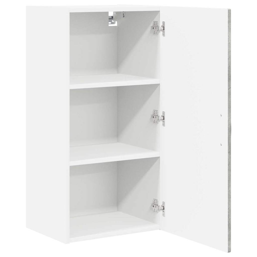 Ormar za Zid Betonski sivi 40 x 31 x 80 cm Konstruirano drvo