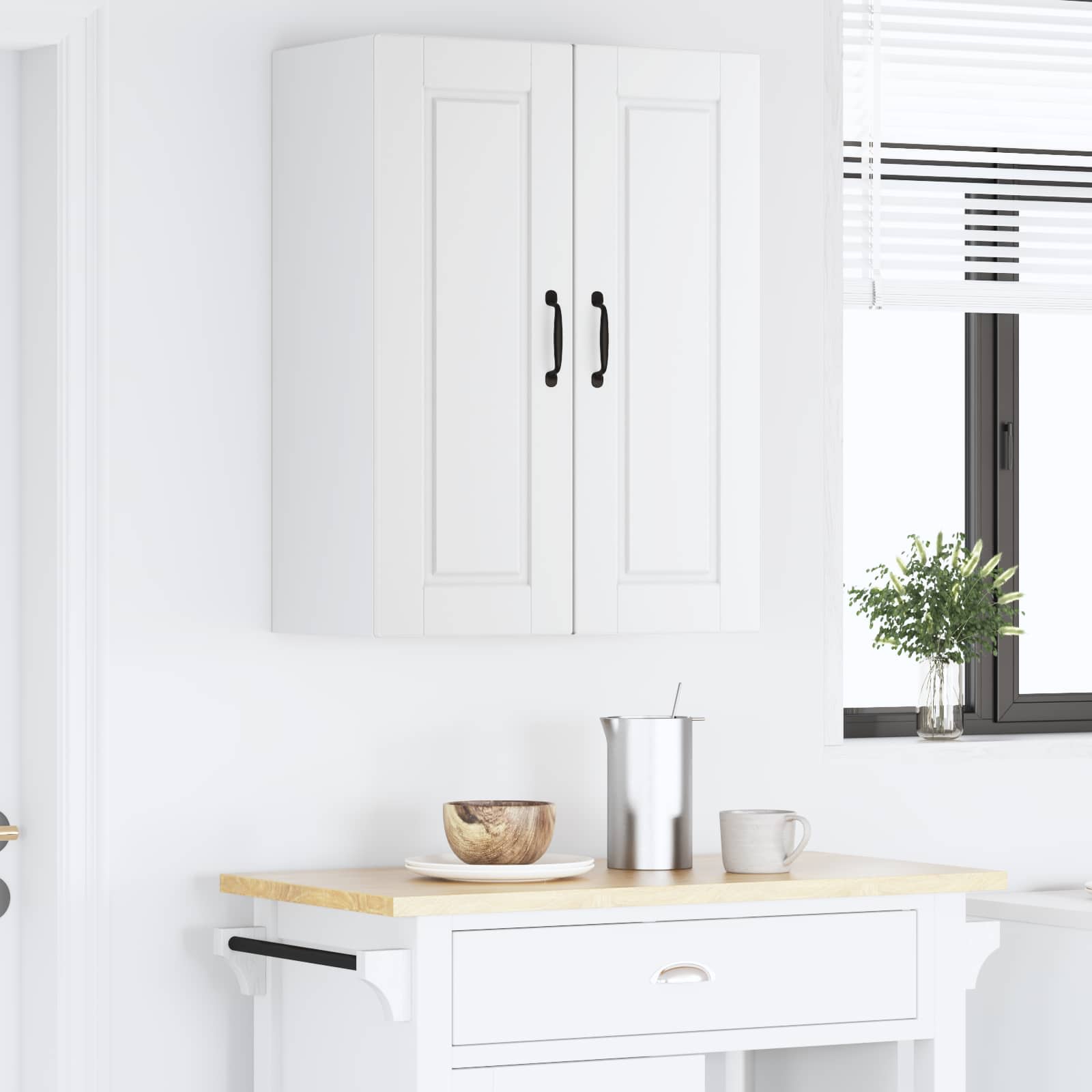 Ormar za Zid Bijelo 60 x 31 x 80 cm Konstruirano drvo