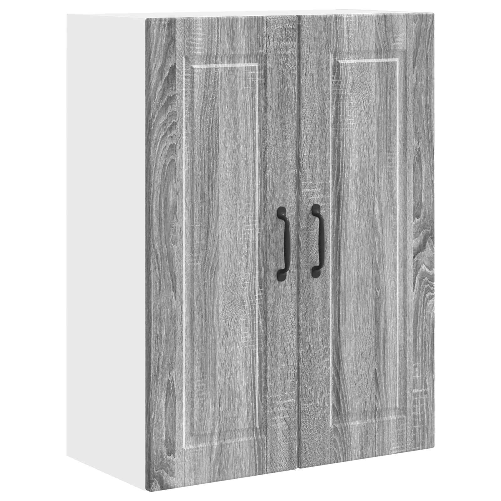 Ormar za Zid Siva Sonoma 60 x 31 x 80 cm Konstruirano drvo