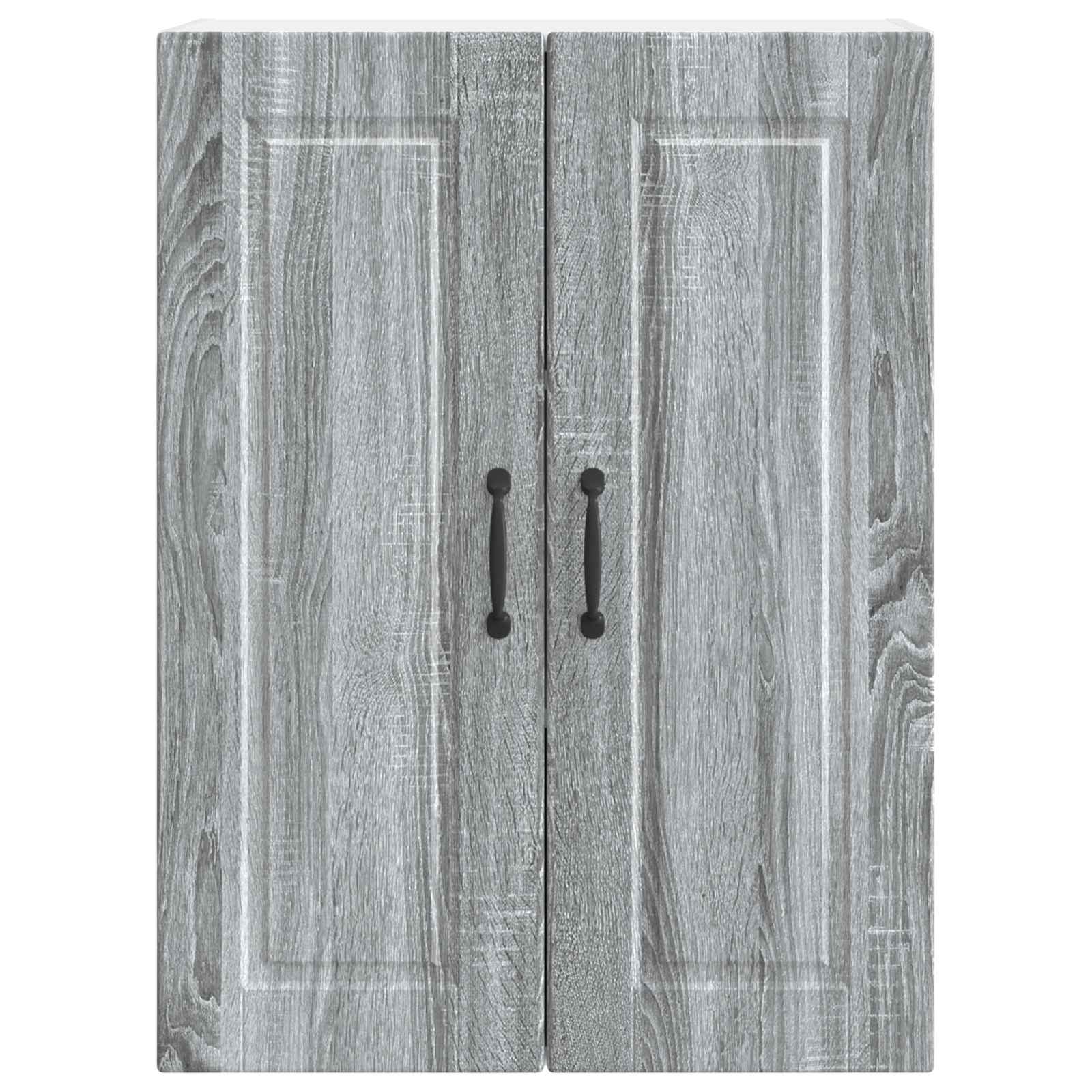 Ormar za Zid Siva Sonoma 60 x 31 x 80 cm Konstruirano drvo