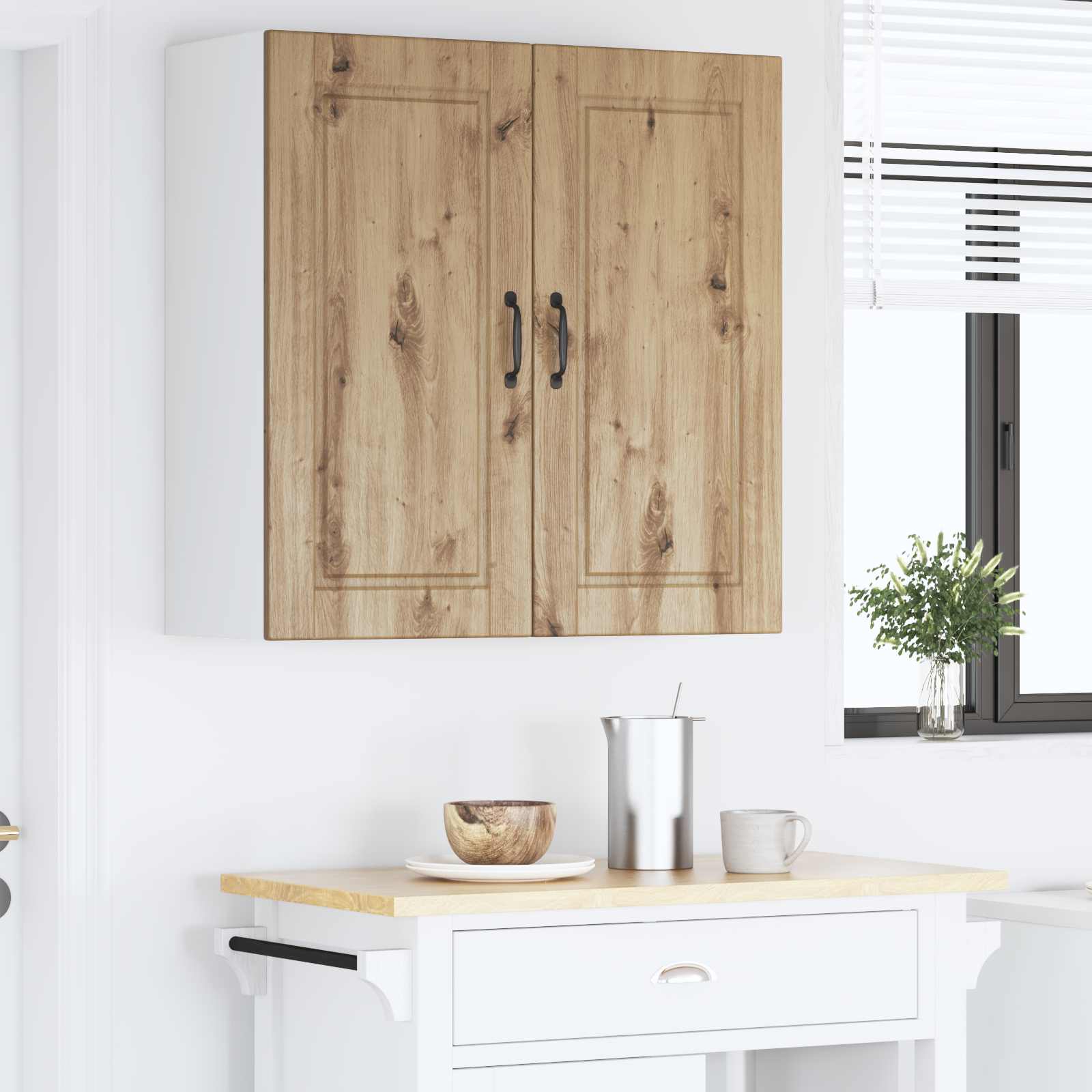 Ormar za Zid Umjetnički hrast 80 x 31 x 80 cm Konstruirano drvo