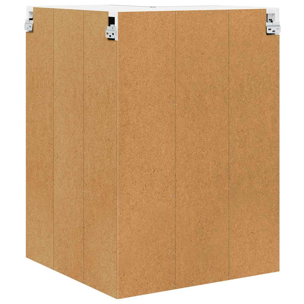 Zidni kutni ormar Crna 57 x 57 x 80 cm Konstruirano drvo