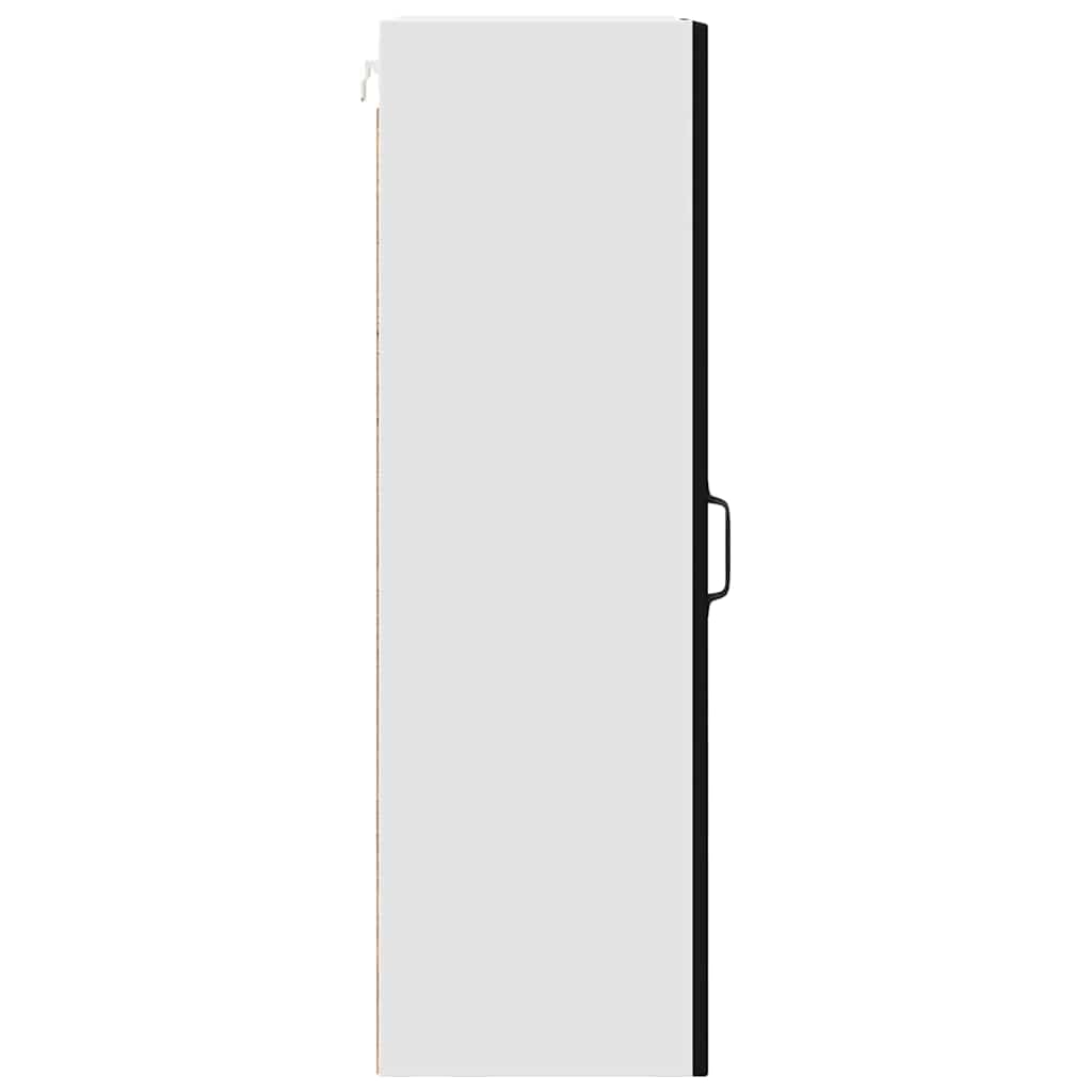 Ormar za Zid Crna 30 x 31 x 100 cm Konstruirano drvo