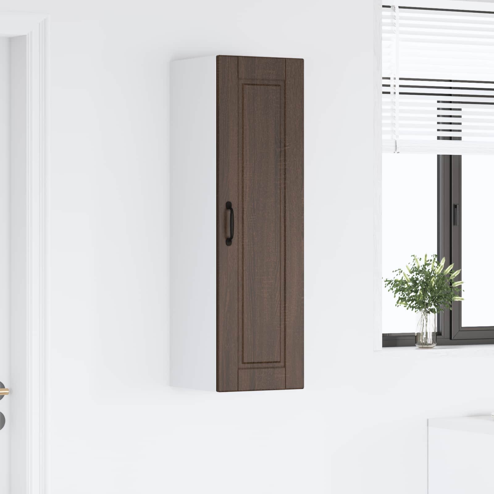 Ormar za Zid Smeđi hrast 30 x 31 x 100 cm Konstruirano drvo