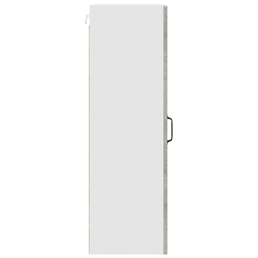 Ormar za Zid Betonski sivi 50 x 31 x 100 cm Konstruirano drvo