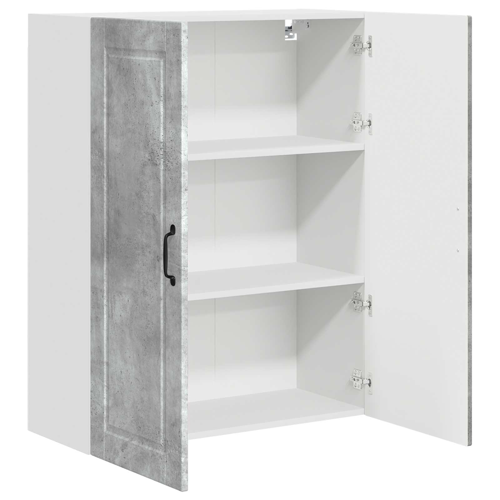 Ormar za Zid Betonski sivi 80 x 31 x 100 cm Konstruirano drvo